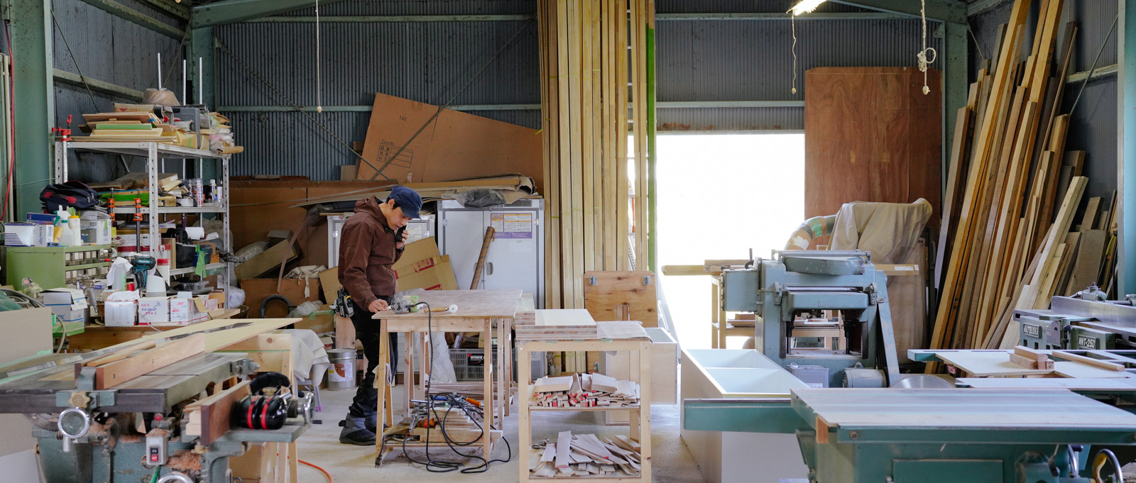 エスウッド 作業場の様子